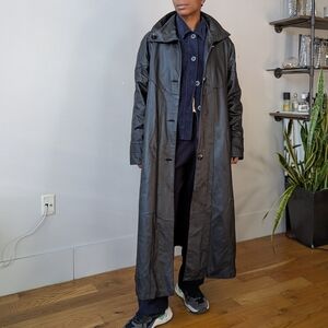Venezia Vitale Vintage Oversized Leather Trench Coat